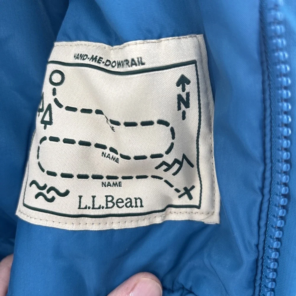 L.L. Bean Cold Buster Snowsuit 6-12 Months Deepest Blue Infant Outdoor Baby Snow